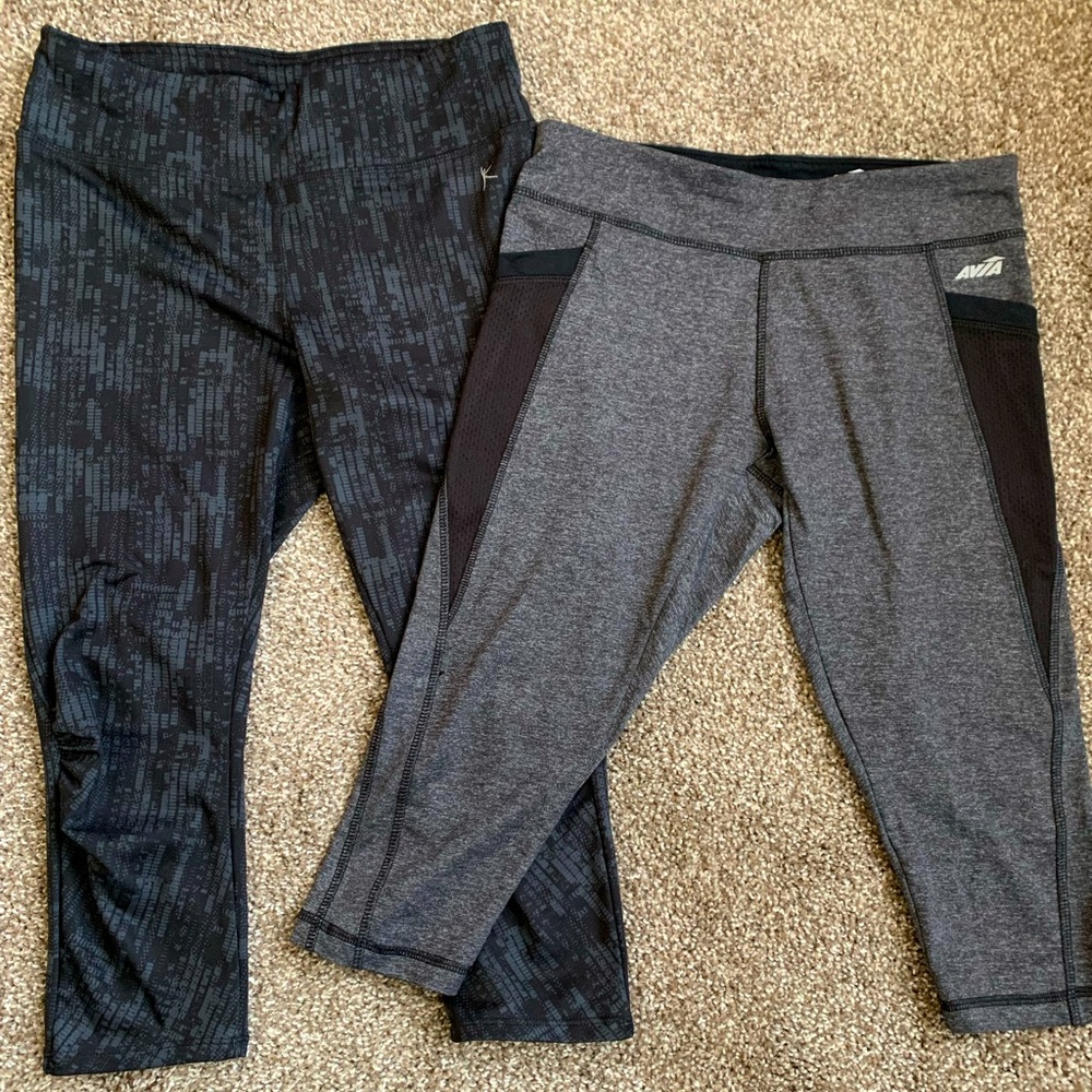 Bundle of 2 Crop Workout Leggings